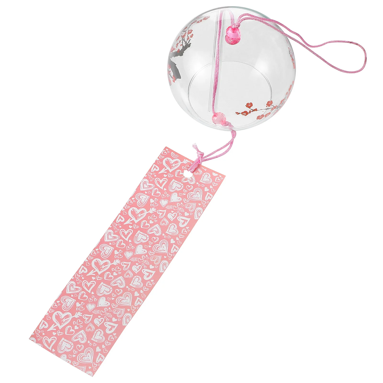 

Japanese Wind Chime 1Pcs Windchimes Outdoors Elegant Classic Design Transparent Cover Romantic Flowers Gift Idea