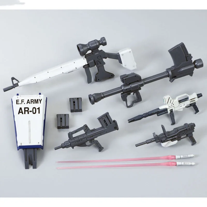 Bandai Genuine MG GM Sniper Ⅱ RGM-79SP 1/100 Anime Action Figure Assembly Model Toys Collectible Model Ornaments Gifts For kids