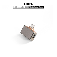 DD ddHiFi TC44Pro M3 (Mountain3) T-Shaped Hi-Res DAC & AMP Dongle Adapter, Dual DAC CS43198 and Dual Interfaces 3.5mm and 4.4mm