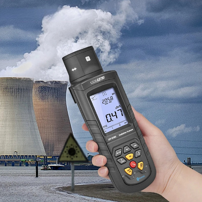 Geiger Counter DT-9501 Radioactive Material α、β、γ、 X-ray measuring instrument  Geiger Radioactivity detector