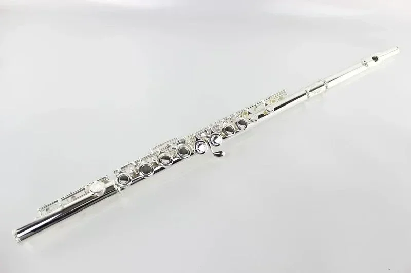 Промежущая флейта 2025 года с открытым отверстием C, стерлинговое серебро, яркий тон для студентов