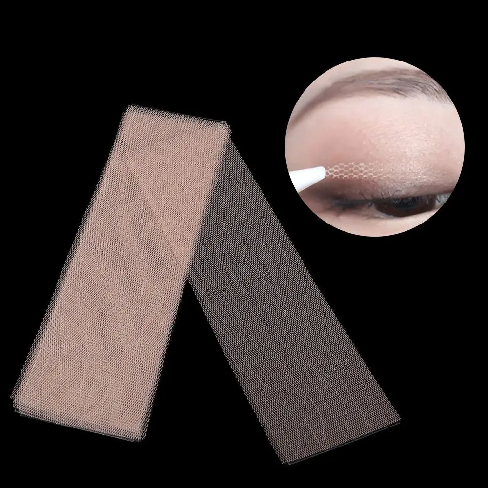 Magic Make up tool ลูกไม้ไฟเบอร์สติกเกอร์เปลือกตาสองชั้นเทปแคบมองไม่เห็น