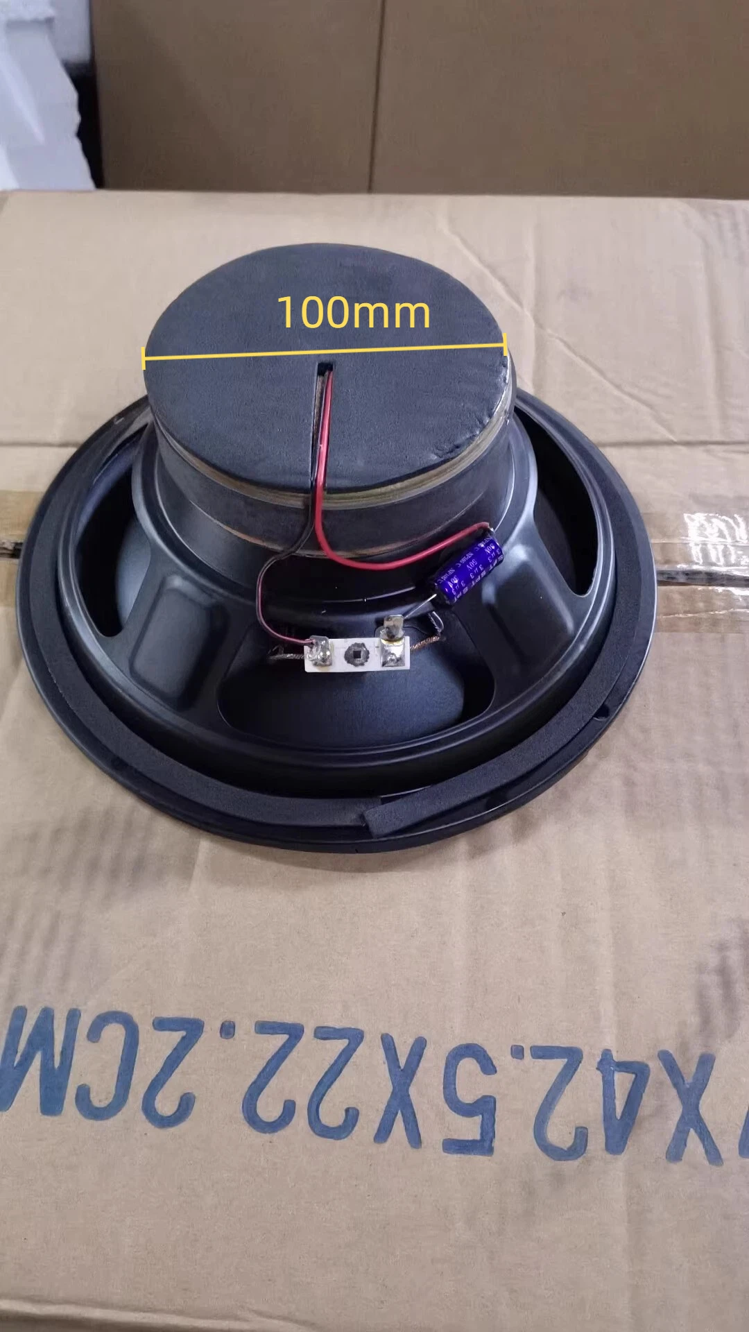 GHXAMP 8 "นิ้ว 210 มม.ลําโพง + 2 นิ้วทวีตเตอร์ผ้าไหม PP กรวยยางรอบทิศทาง 35Core เสียง 8Ohm 100W 1PC