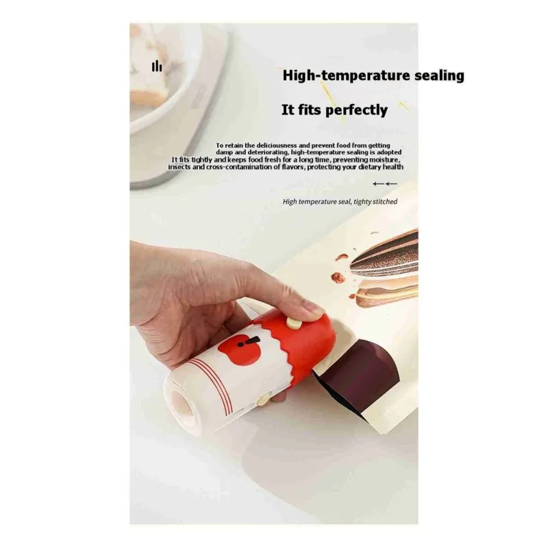 Mini Portable 3-In-1 Vacuum Sealer Machine For Kitchen- Intelligent Food Storage Solution