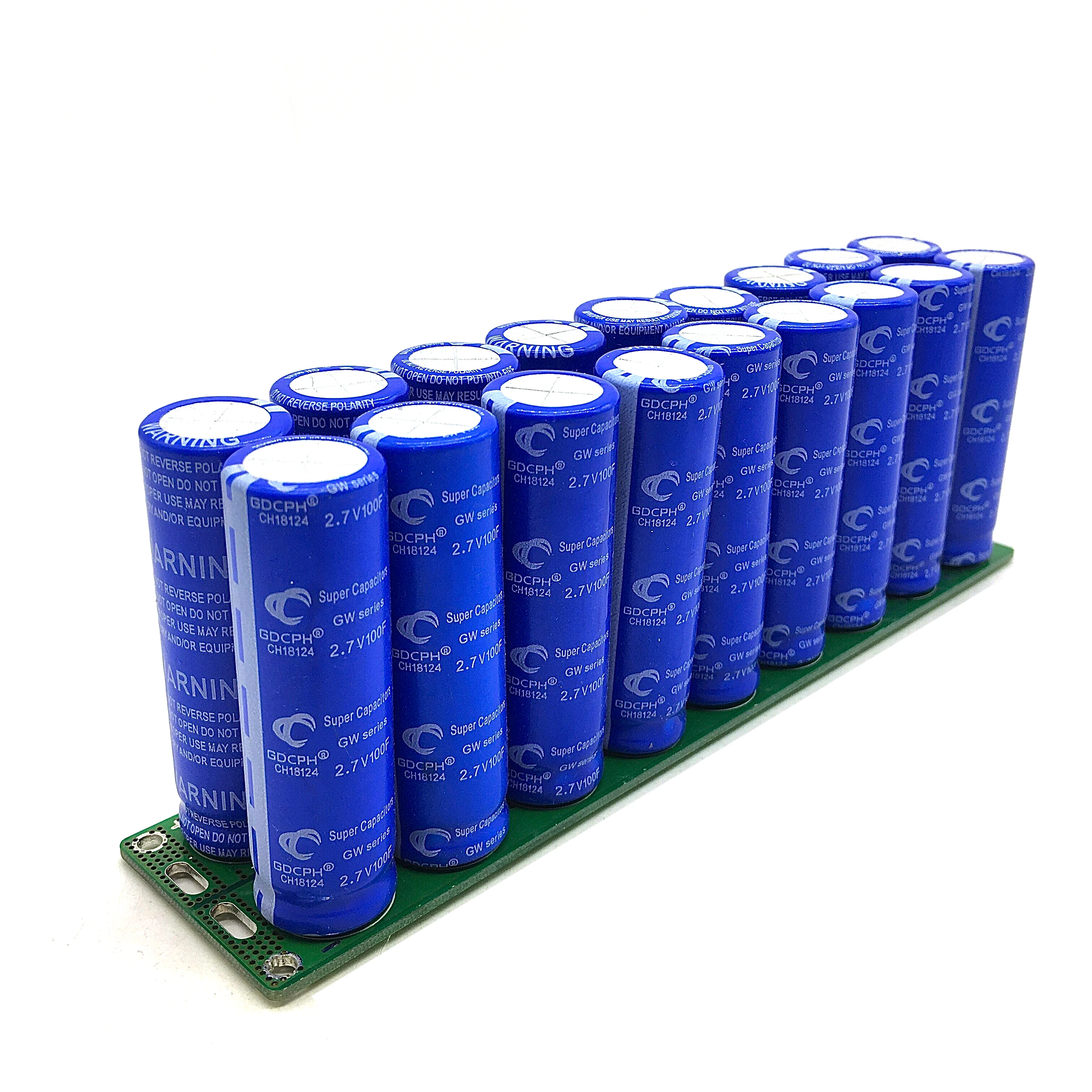 48V 5.5UF New Alkali Electrolytic Capacitor Module for Automotive Rectifier 2.7V 100UF Farad Capacitor Backup Power Supply