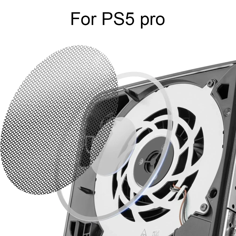 Console Fan Dust Filter For PS5 PRO PVC Dustproof Mesh Case Cover For Maximum Protection Dust Filter Cover Game Accessories