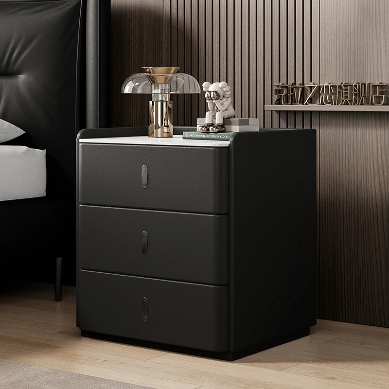 

Organizer Bedroom Bedside Table Mobile Cabinets Nordic Librero Drawers Nightstand Luxury Storage Mesa De Noche Home Furniture