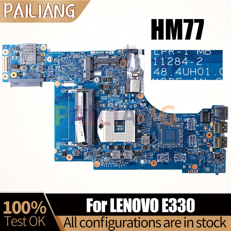 

For LENOVO E330 Notebook Mainboard 11284-2 SLJ8C HM77 04Y1157 04Y1144 Laptop Motherboard Full Tested