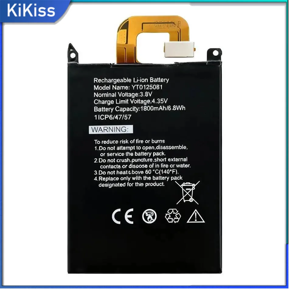 

1800Mah YT0125081 Safe Mobile Phone Battery For Yotaphone 1 Yotaphone1 1Th Generation C9660