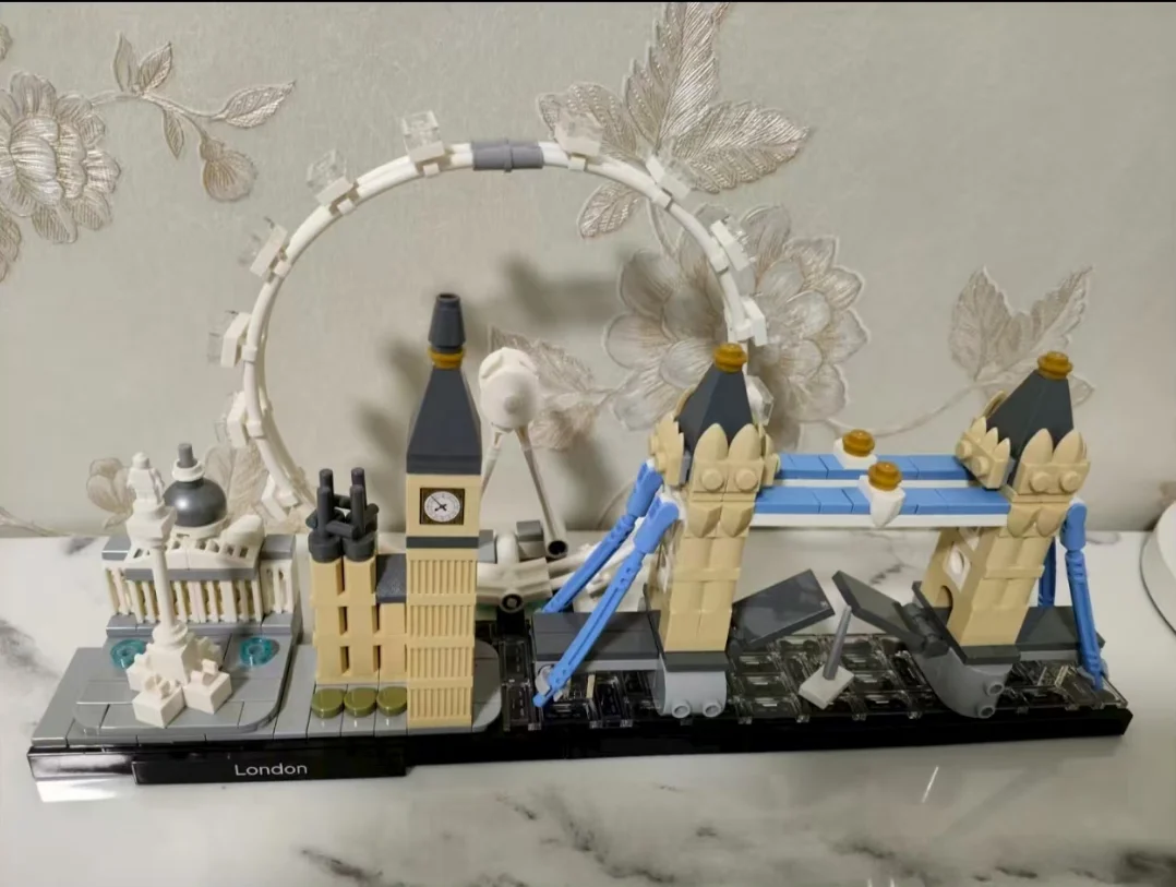 2023 سان فرانسيسكو 21043 لاس فيغاس 21038 ألعاب مكعبات البناء، مناسبة للبالغين والأطفال، الفن، ديكور المنزل، هدية #6