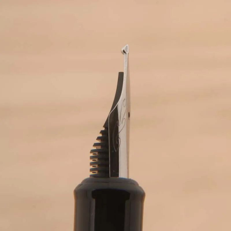 26mm Naginata Nib Hooded Nib Handmade Grinding Tip Silver Handmade Grinding Tip #5 Size Fountain Pen Ink Pen