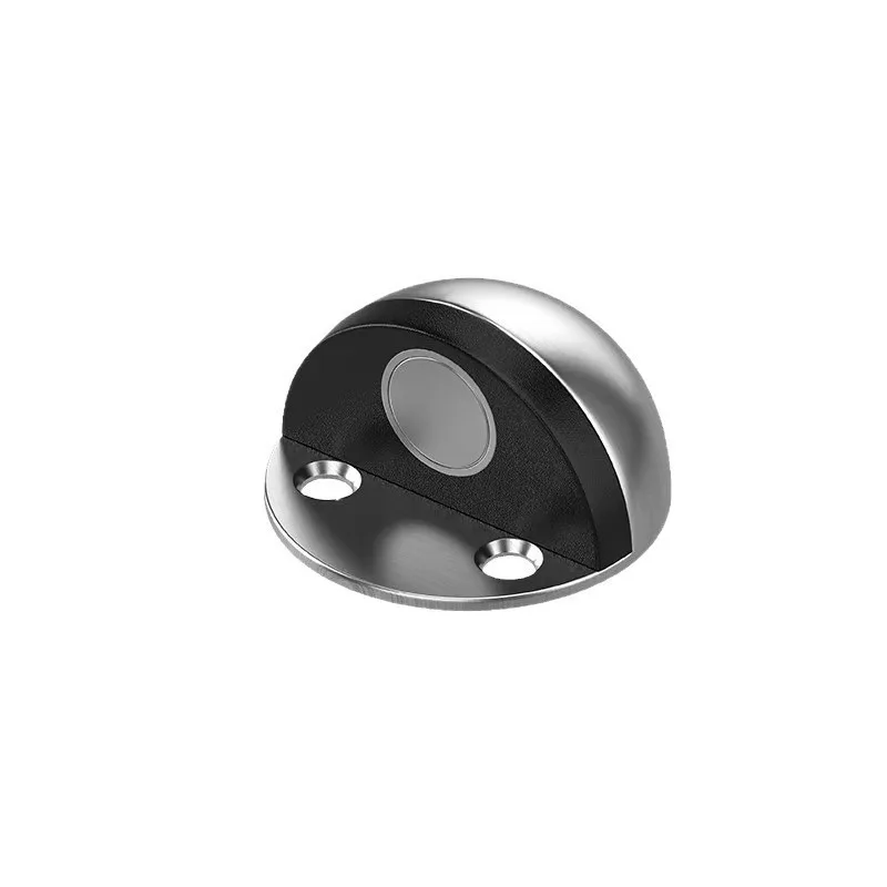 No Drilling Magnetic Floor Stopper Silicone Windproof Catch for Glass Door
