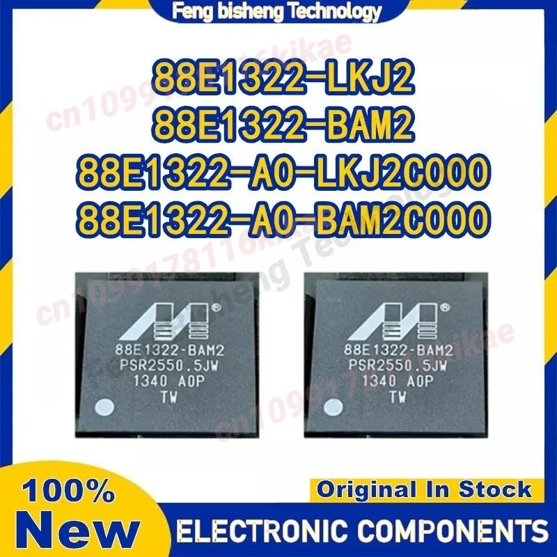 88E1322-BAM2 88E1322-A0-BAM2C000 88E1322-LKJ2 88E1322-A0-LKJ2C000 Chip IC BGA in magazzino