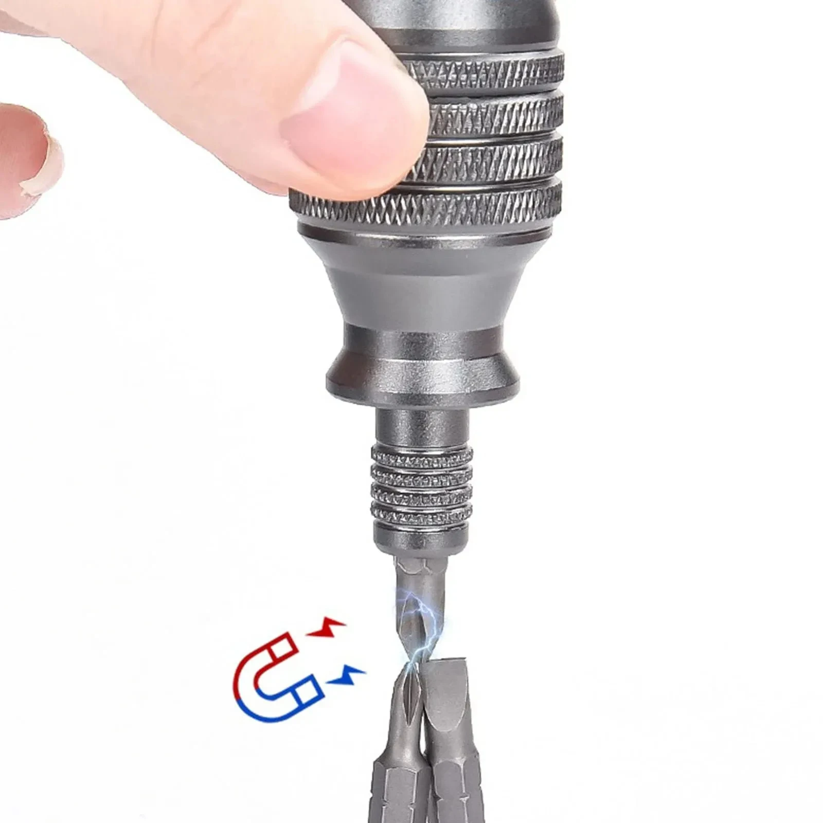 1 PC Titanium Alloy Multifunctional Screwdriver Small Steel Gun Design Palm Screwdriver for Stress Relief Aluminum Screwdrivers