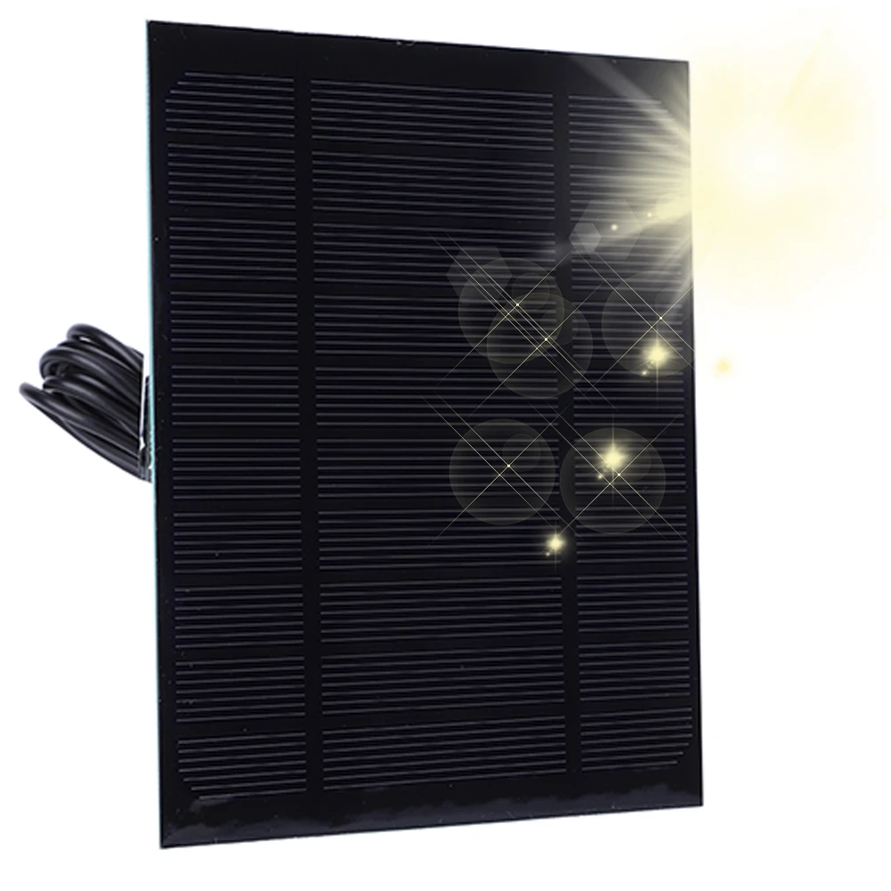 3.5W 5V Solar Charging Panel High Performance Monocrystalline Mini Solar Panel Lightweight Solar Charger for Outdoor Camping