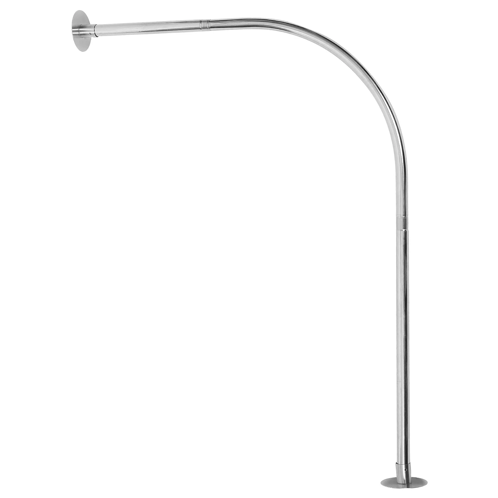 

Poles Shower Curtain Rod Rods Tension Window Brackets Stainless Steel Adjustable