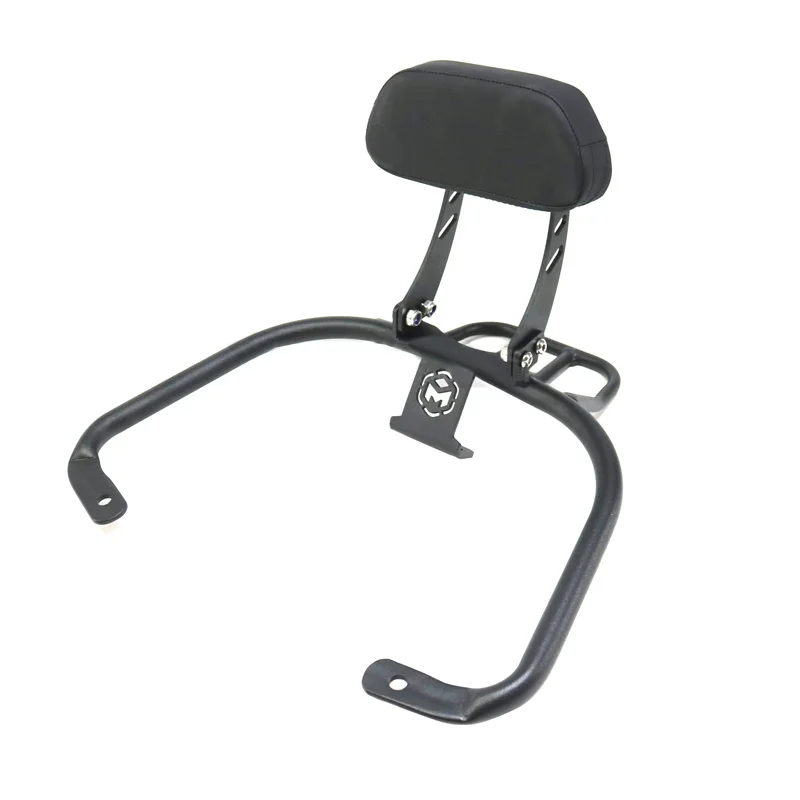 Suitable For Piaggio Vespa Primavera Sprint 150 Rear Rack with Mini Backrest Motorcycle Luggage Storage Trunk Black