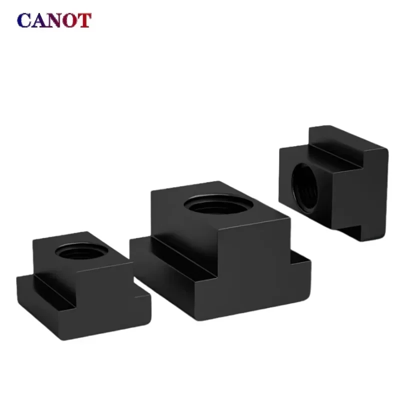 2pcs M6 M8 M10 M12 M16 M18 Oxided 45# Steel Grade 8.8 Finish T-Slot HRC:23-32 T-nut T-block T-groove Pressing Plate Nut