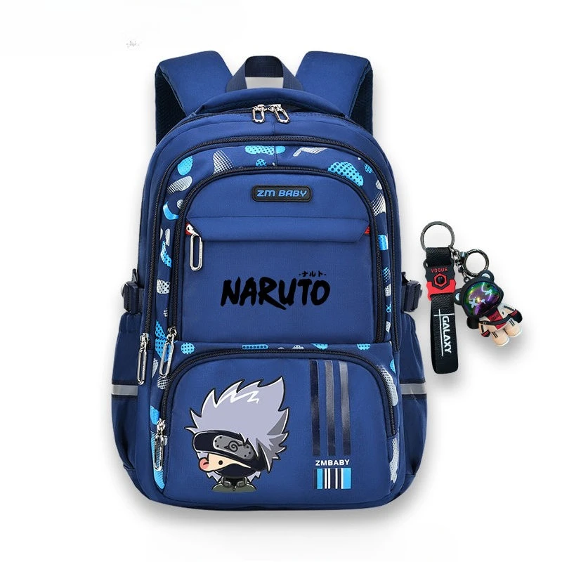 NARUTO Uzumaki Naruto Uchiha Sasuke Anime Merchandise Backpack Student Large Capacity Lightweight Spine-Protecting School Bag view 3
