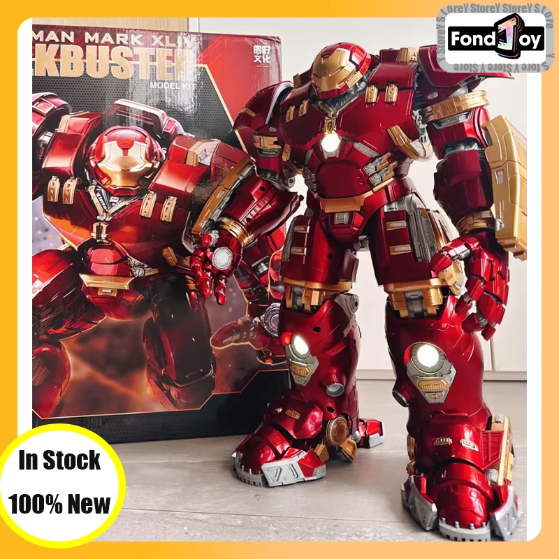 Original Fondjoy Toys Marvel Legends Iron Man Action Figure Mark Hulkooster Hulkbuster Armor 1/7 Assembly Custom Model Toys Gift