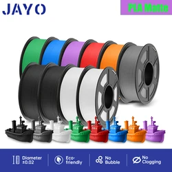 JAYO 10Rolls 3D Filament PLA Matte 1.75mm Colorful Printer Filaments Neatly Wound Good Toughness for FDM 3D Printing Materials