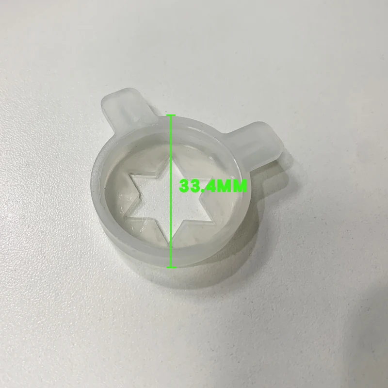 Soft Ice Cream Machine Hexagonal Magic Cap Parts, Plastic Nozzle Cap, Ice Cream Machine Replacement Spare Parts, Molding Cap