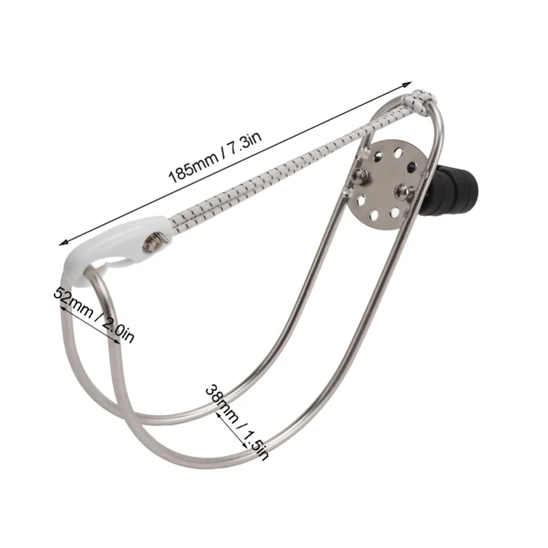 Lifebuoy Horseshoe Holder Any Angle Adjustment Facial Polishing Metallic Life Ring Holder For Boat