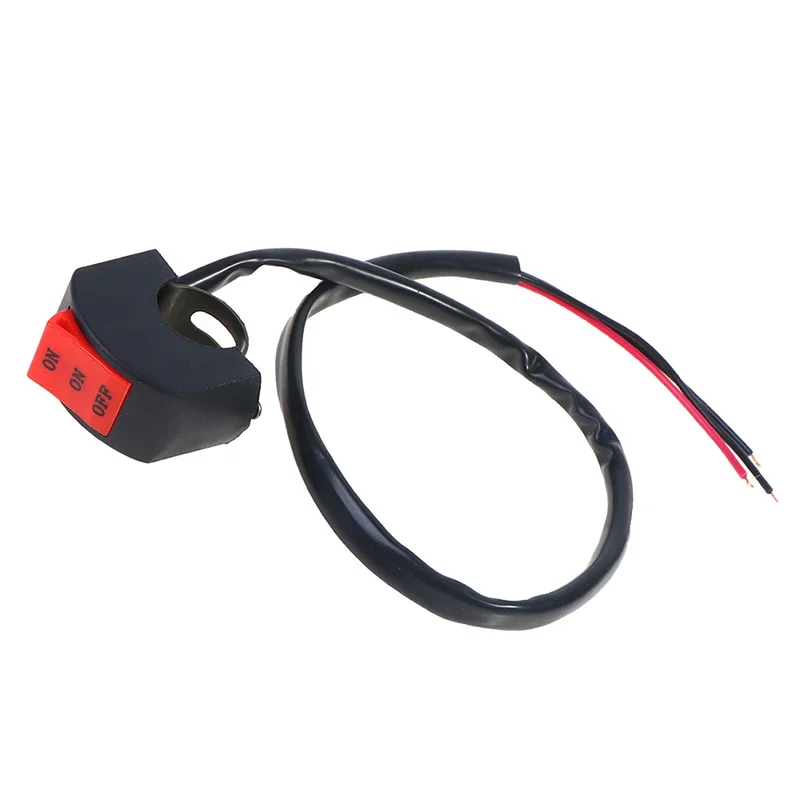 LED Headlight Switches Far Near Three Line Motorcycle Handlebar Switch Button Driving Light Switch Motorbike Switch Button