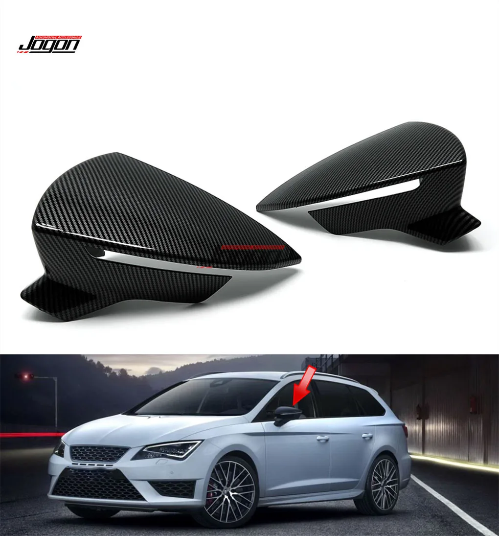 

Чехол для зеркала заднего вида для SEAT Leon MK3 5F ST FR Cupra 2013-2019 Ibiza MK5 Arona 2017-2018, аксессуары для бокового зеркала
