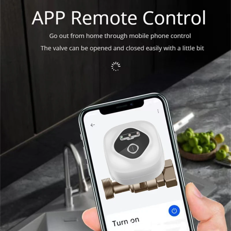 eWelink APP WiFi Smart Valve DN15 /DN20 /DN25 Smart Water Shutoff Automated Ball Valve Wireless Control Alexa Google Assisant