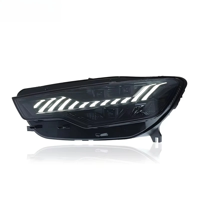 -For 2012-2015 A6 C7 Upgraded RS Style LED Headlight Assembly Sequential Turn Signal*