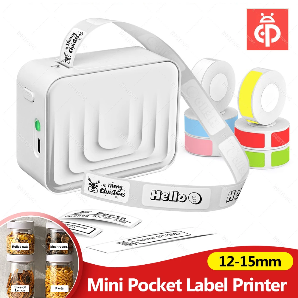 

Marklife M1 Mini Bluetooth термопринтер этикеток как D110 D11 без чернил, устройство для изготовления самоклеящихся наклеек для офиса и домашнего использования