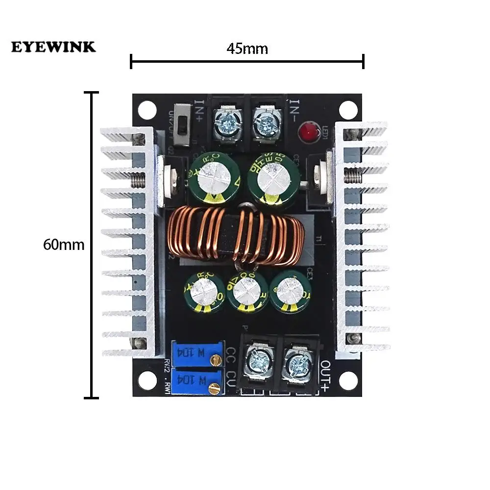 300 واط 20A تيار مستمر-تيار مستمر محول فرق الجهد تنحى وحدة محول تيار مستمر لمصابيح ليد السلطة تنحى وحدة الجهد أحدث