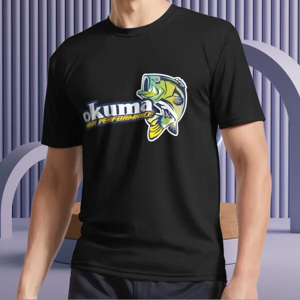 OKUMA PERFORMANCE Active T-Shirt Logo T-Shirt Funny Size S to 5XL