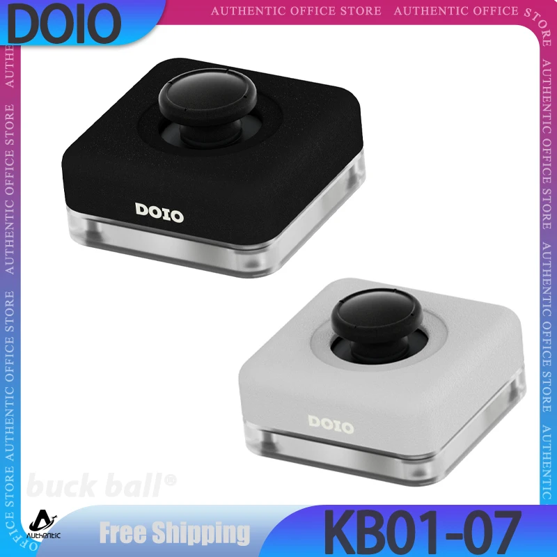 Doio Kb01-07 Desktop Computer Joystick Power Button Desktop Power Switch Mini Keypad Custom CNC Aluminium Alloy Wired Keyboards