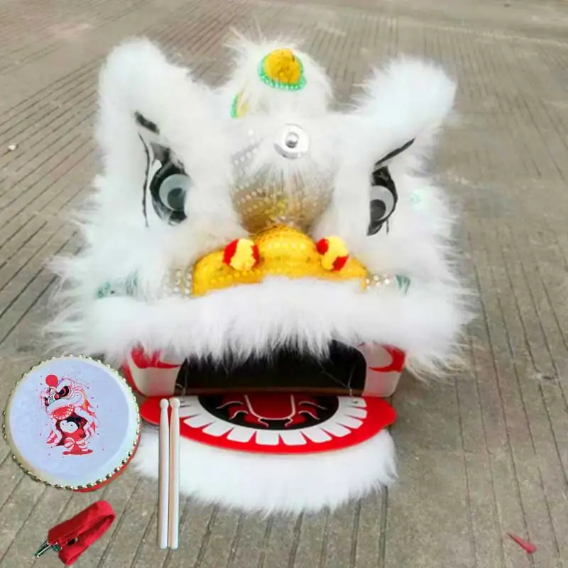 Wink Royal 14 inch Lion Dance 5-9 Age Costume Pants  Drum  Kid Child WZPLZJ Gift Party Performance Park Game Outdoor Even