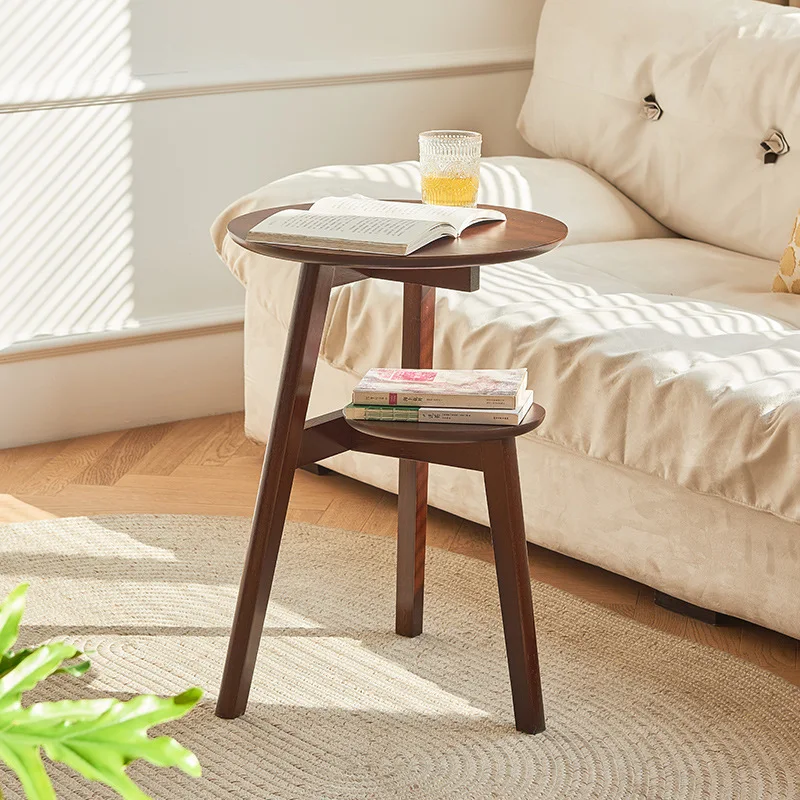 

Coffee table simple living room household sofa side table living room side table mini balcony round small table bedroom bedside