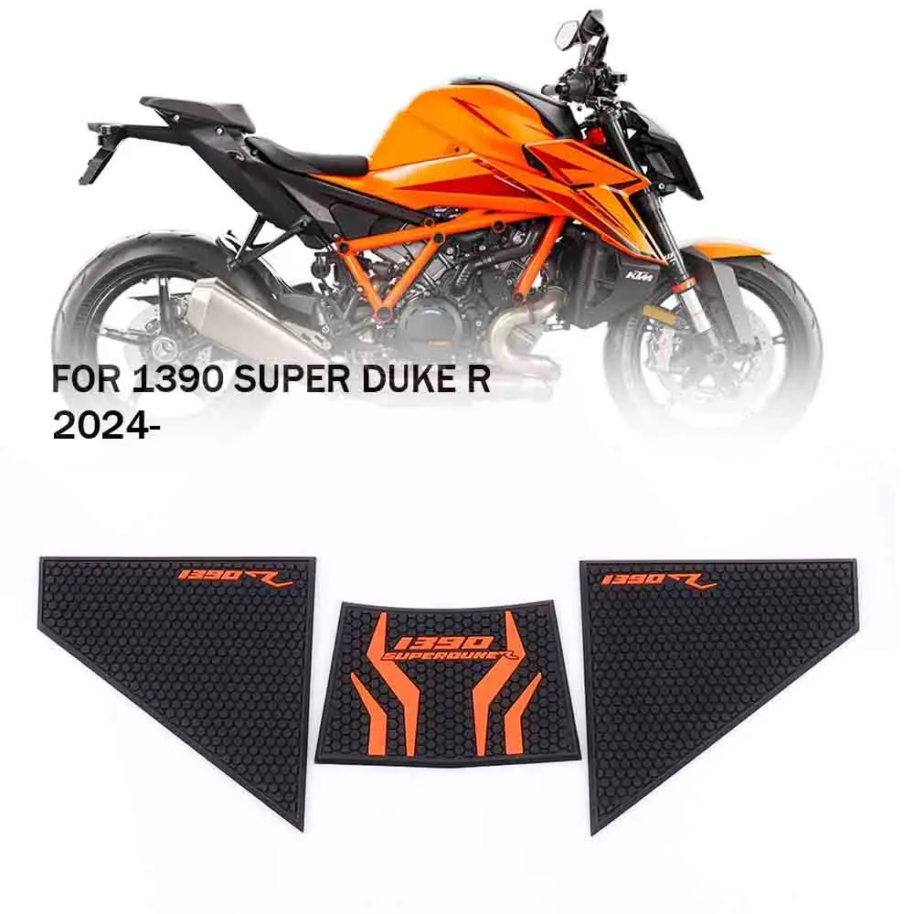 

2024 For 1390 Super Duke R 2024 fuel tank stick Motorcycle accessories fuel tank traction pads anti-slip stickers fuel tank kne