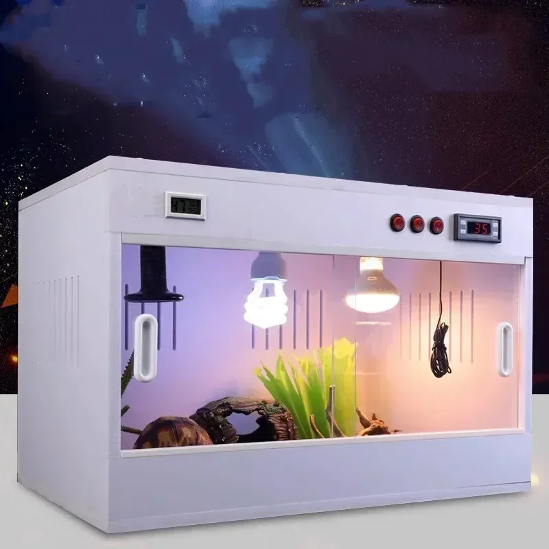 

Новый большой инкубатор для рептилий из ПВХ, коробка для восхождения домашних животных с подогревом, коробка для разведения ящерицы, черепахи, змеиный гонг, разные ящики для лазания домашних животных