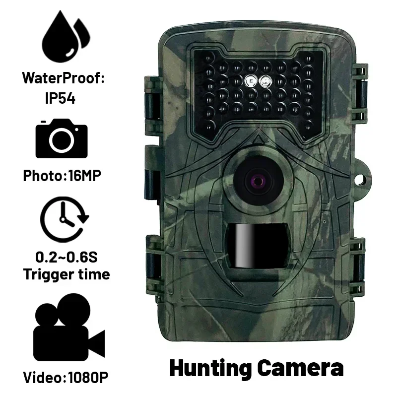 Wildlife Trail Hunting Camera Trap Cam Wireless Monitor Security Surveillance HD 1080P 16MP Pixel Video Recorder Night Vision