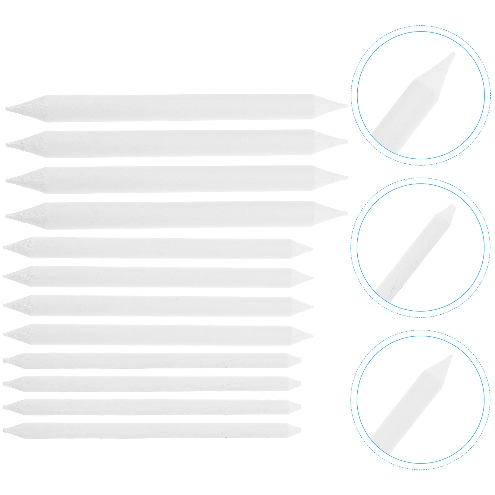 

12 Pcs Sketch Brush Set Blender Pencil Drafting Tools Blending for Drawing Stump Corn Cake Student