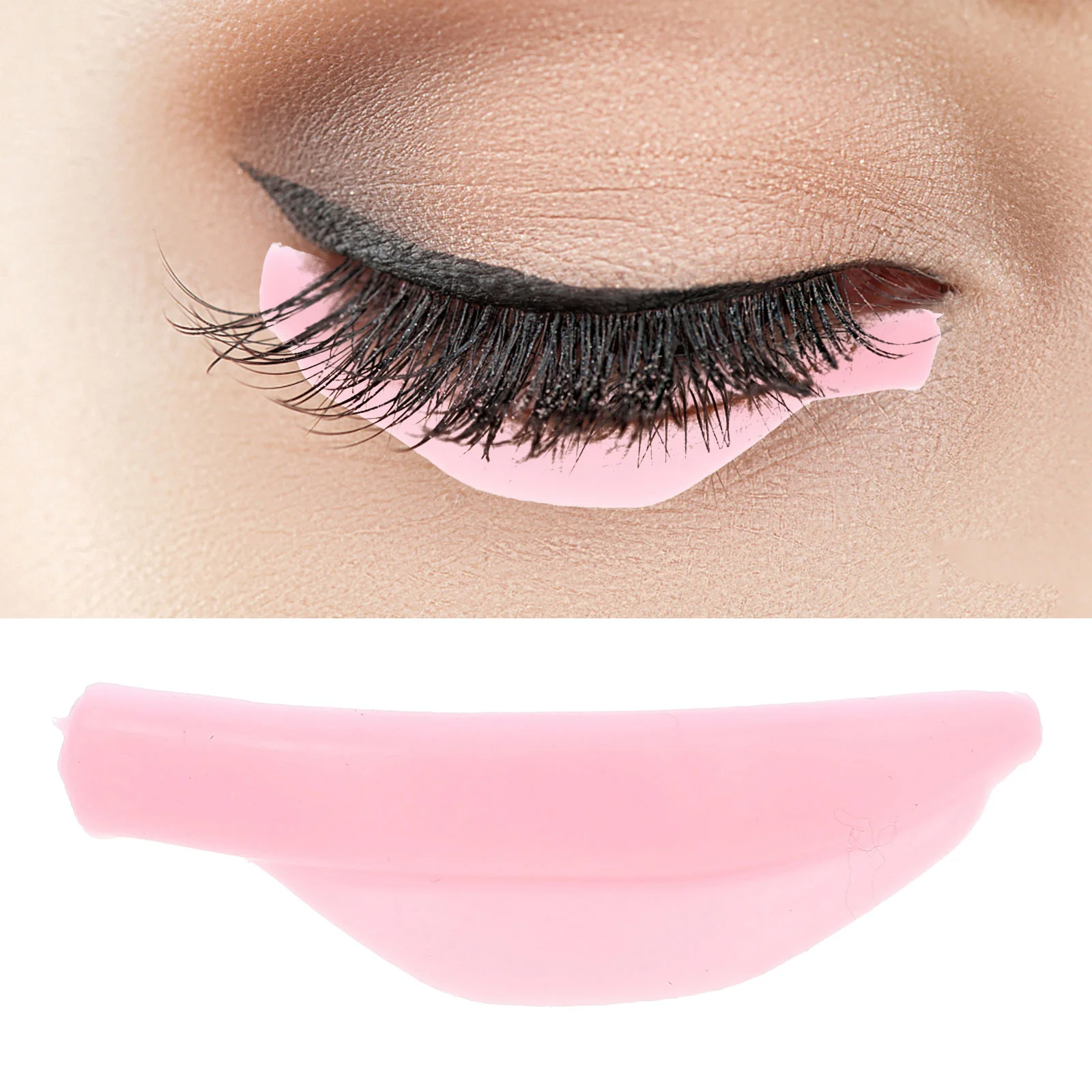 

4 Pairs Silicone Eyelash Perm Pads Lash Lift Tools Supplies For Curling Safe Perming Process