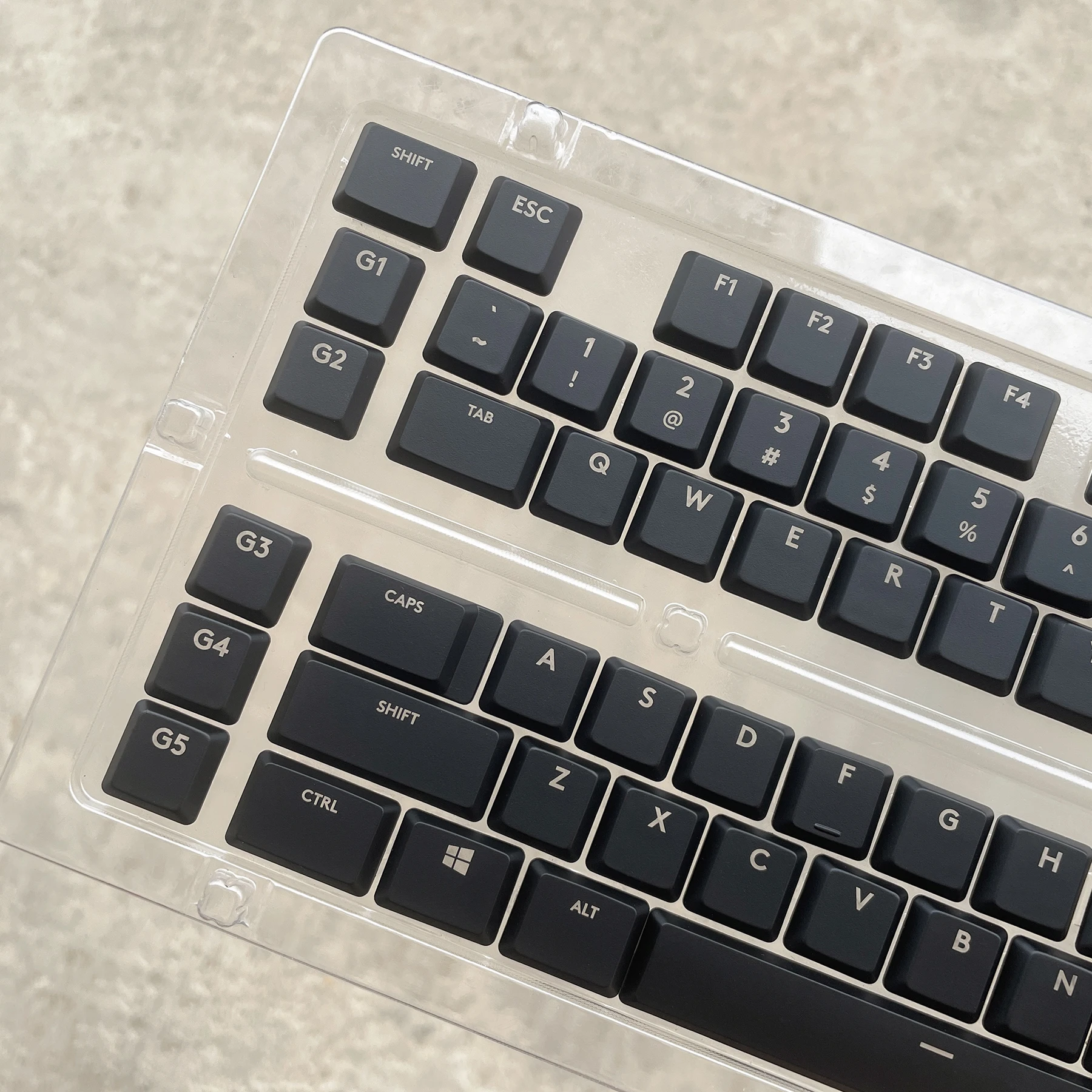 Teclas Retroiluminadas Pretas, Conjunto de 109 Teclas Compatível com Teclados Mecânicos RGB para Jogos Logitech G915 G913 G813 G815 TKL.