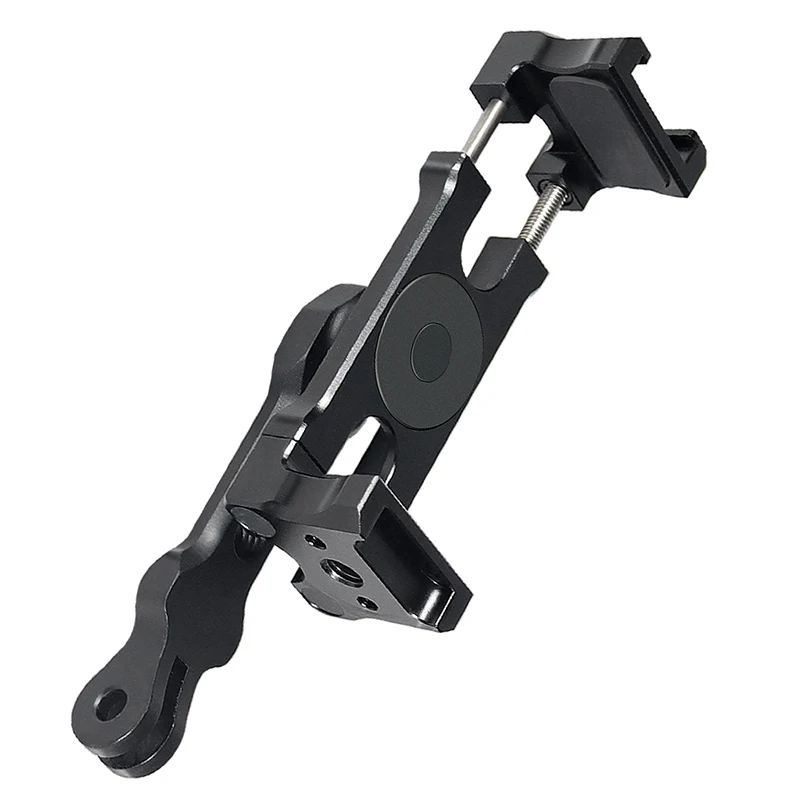 Handy-Ständer halter 360-Grad-Drehung Stativ adapter Kalt schuh 1/4 "Halterung für Smartphone Vlog Selfie Stick Lichter stehen – Detail 17