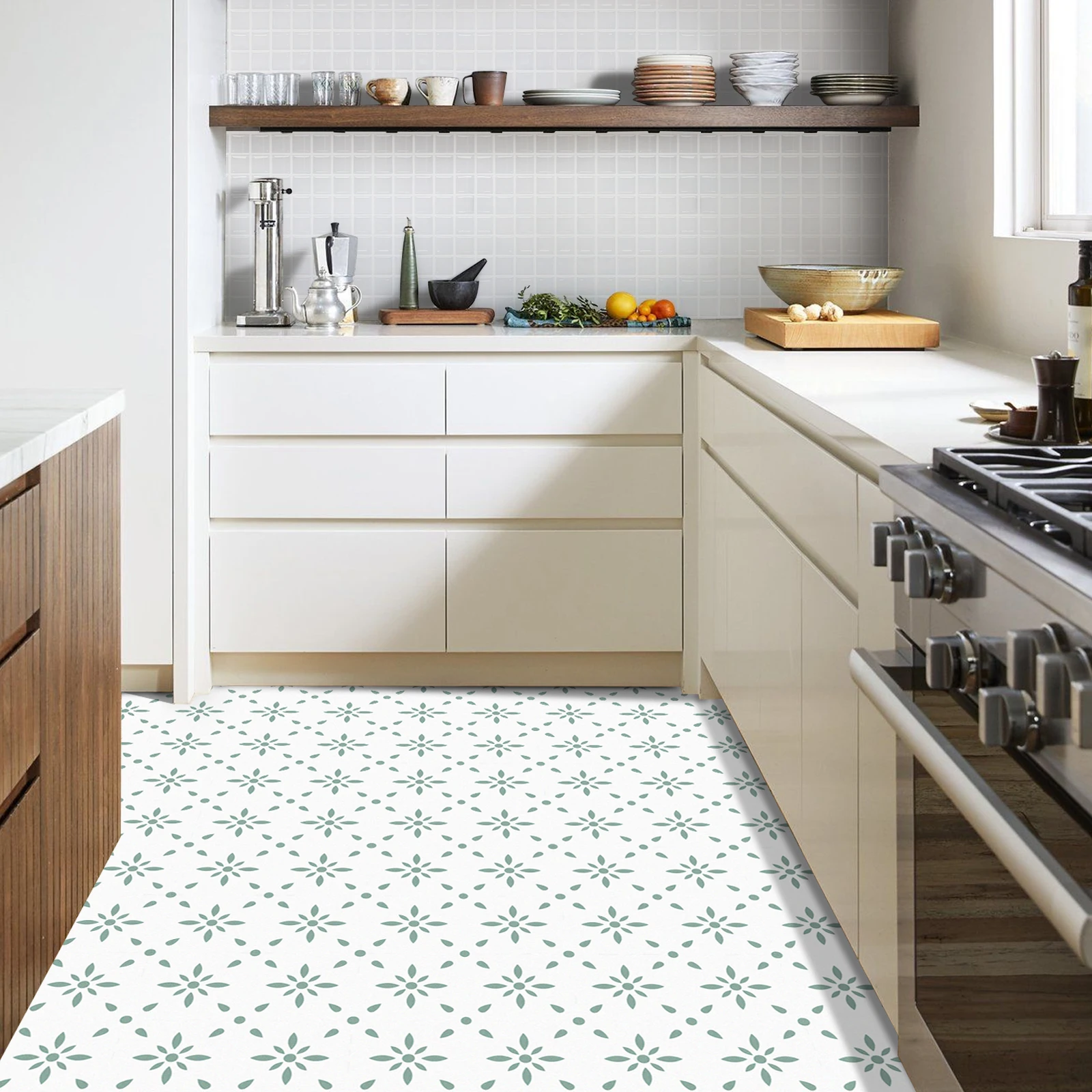 Home Bathroom Remodel - Vintage Waterproof Floor Wall Stickers 10-20pcs,