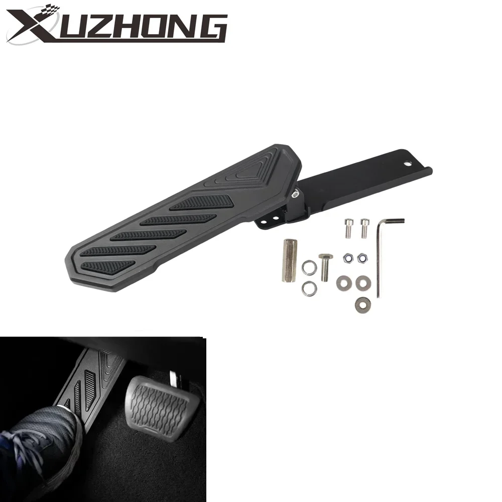 Dead Pedal Driver Foot Rest Left Side Kick Panel For 2018-2022 Jeep Wrangler JL JLU 4XE For Gladiator JT Anti-Slip Black