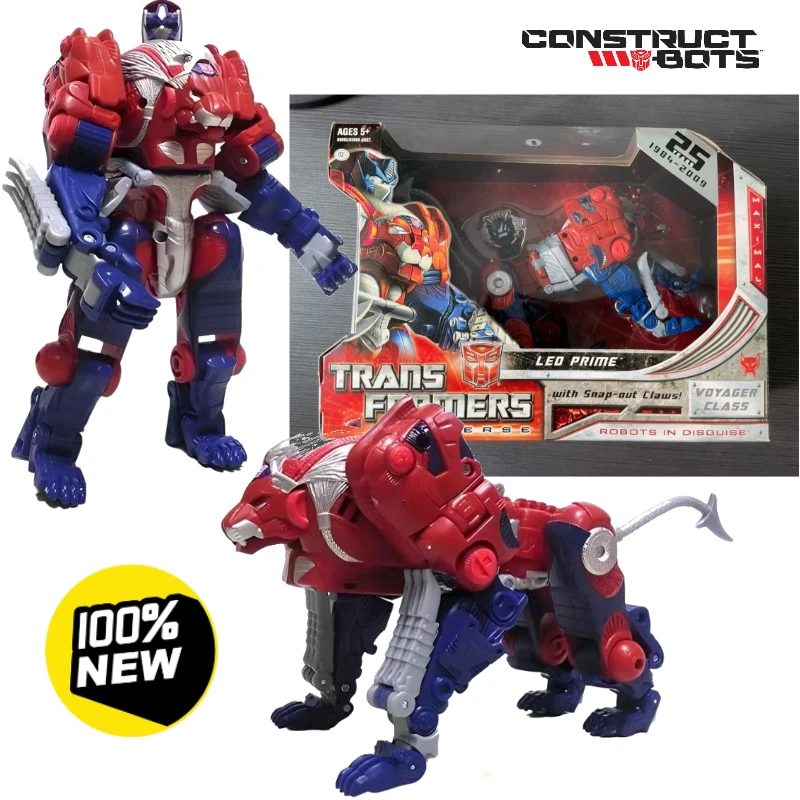 Origineel transformatierobotmodel Lion King Optimus PrimeAnime Action Populaire favorieten Figuurvervorming Optimus Prime Geschenken