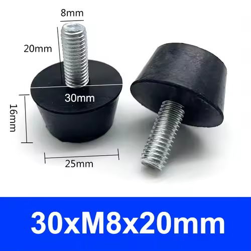 Rubber Adjustable Feet Pad With Screw M6 M8 M10 Table Chair Balck Leveling Foot Pad Furniture Leg Anti-shock Protections - Image 14