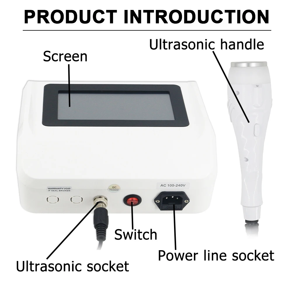 Ultrasonic Therapy Machine For Pain Relief Professional Ultrasound Physiotherapy Massage Device Touch Control Personal Care