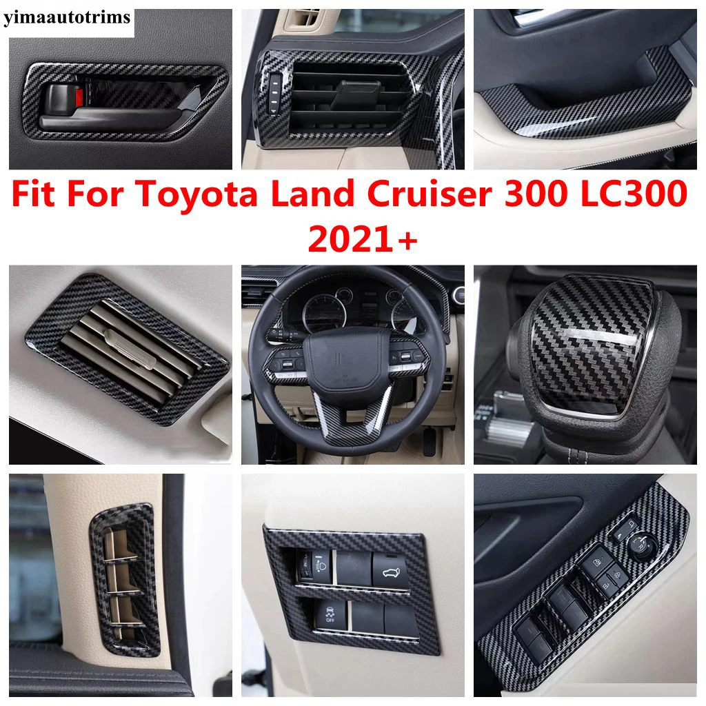 

Window Lift / Head Lamp / Steering Wheel / Door Armrest Panel Cover Trim Accessories For Toyota Land Cruiser 300 LC300 2021-2024